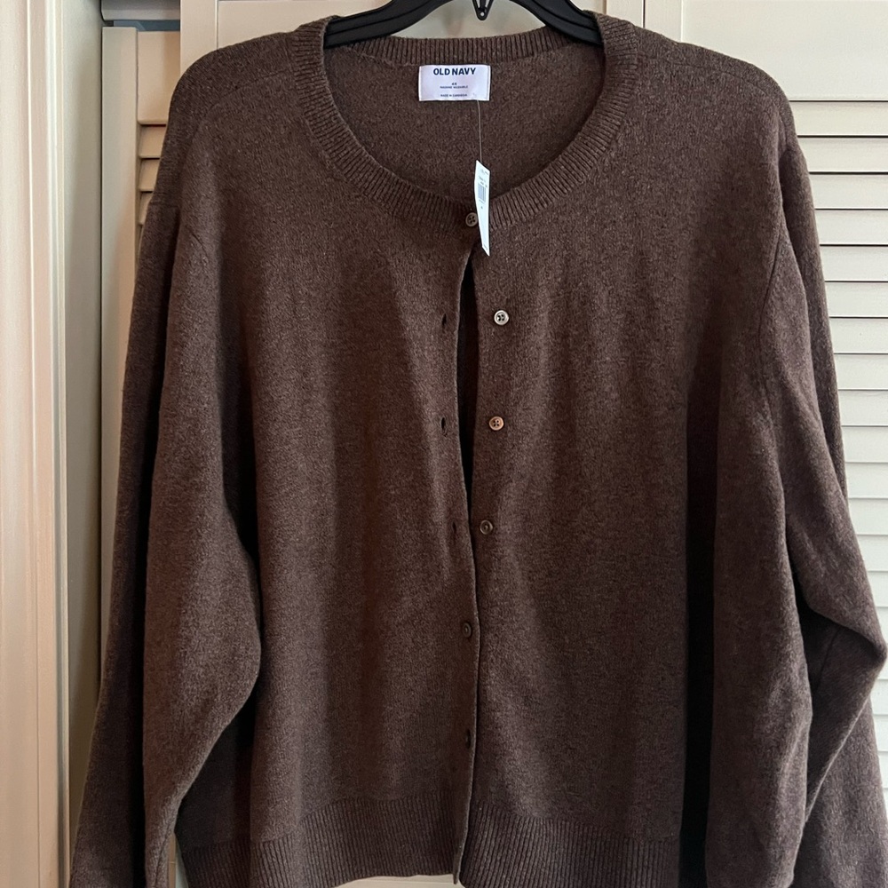 NWT Old Navy Brown cardigan